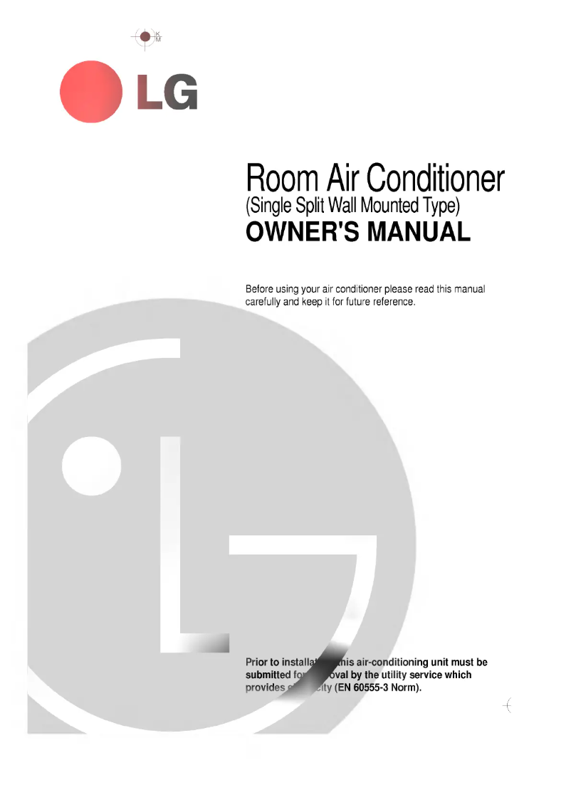 Page 1 de la notice Manuel utilisateur LG LS-D2663CL