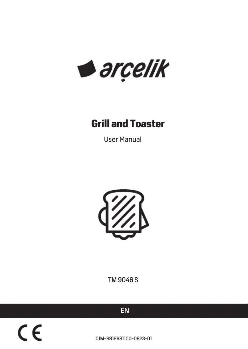 Page 1 de la notice Manuel utilisateur Arçelik TM 9046 S