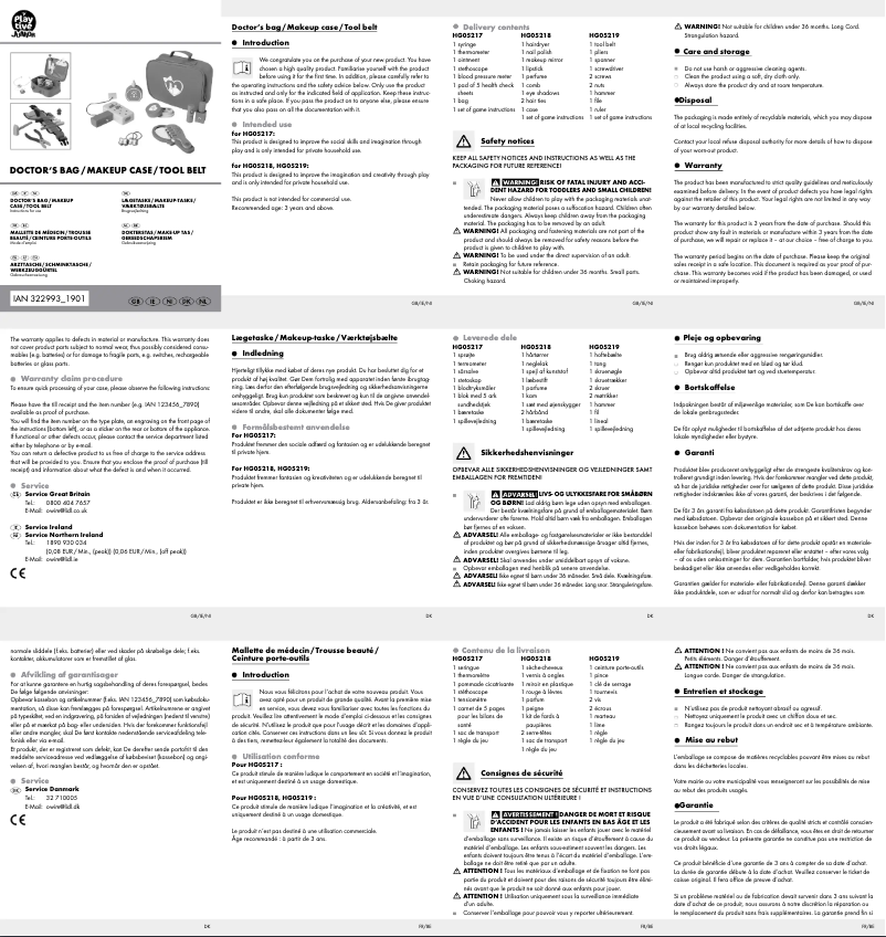 Página 1 del manual Manual de usuario Playtive IAN 322993