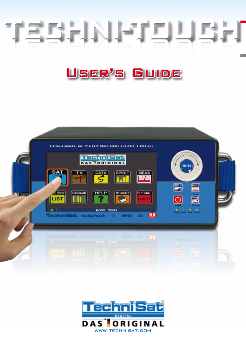 Page 1 de la notice Manuel utilisateur TechniSat TechniTouch