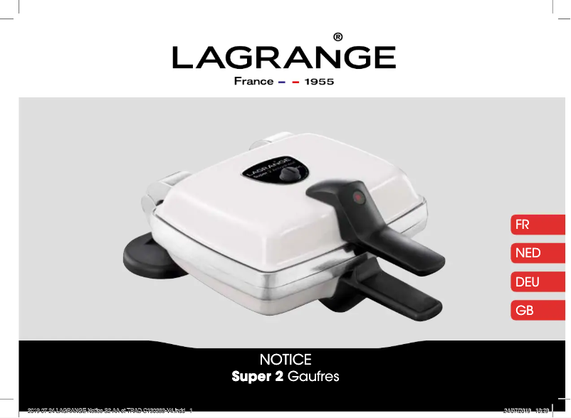 Page 1 de la notice Manuel utilisateur Lagrange Super 2