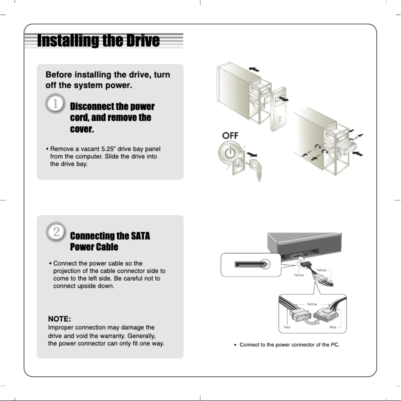 Page 1 de la notice Manuel utilisateur LG GH24NSD1