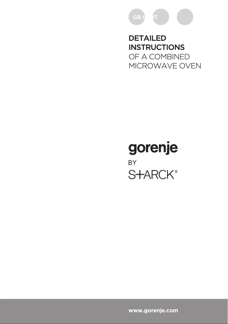 Page 1 de la notice Manuel utilisateur Gorenje BCM547ST