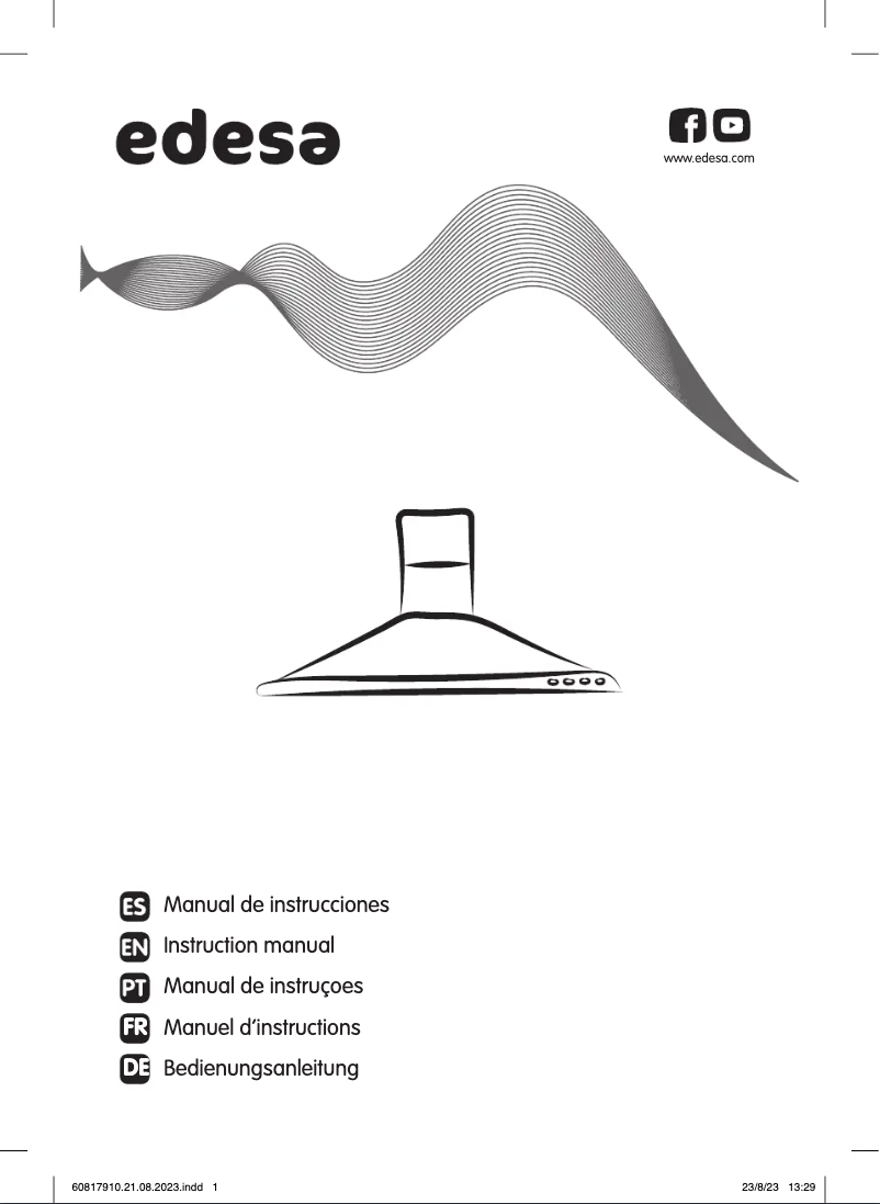 Page 1 de la notice Manuel utilisateur Edesa ECH-98320 GWH