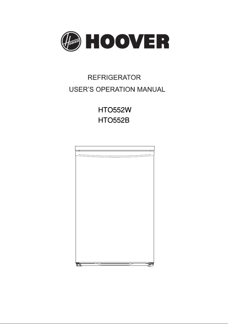 Página 1 del manual Manual de usuario Hoover HTO552W