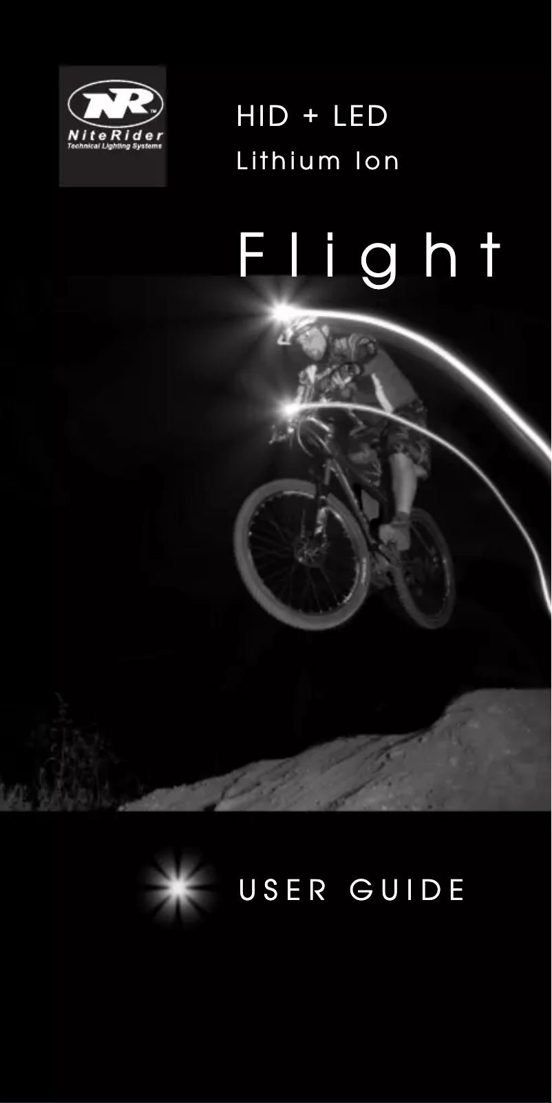 Page 1 de la notice Manuel utilisateur NiteRider Flight