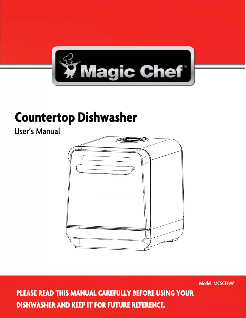 Página 1 del manual Manual de usuario Magic Chef MCSCD3W