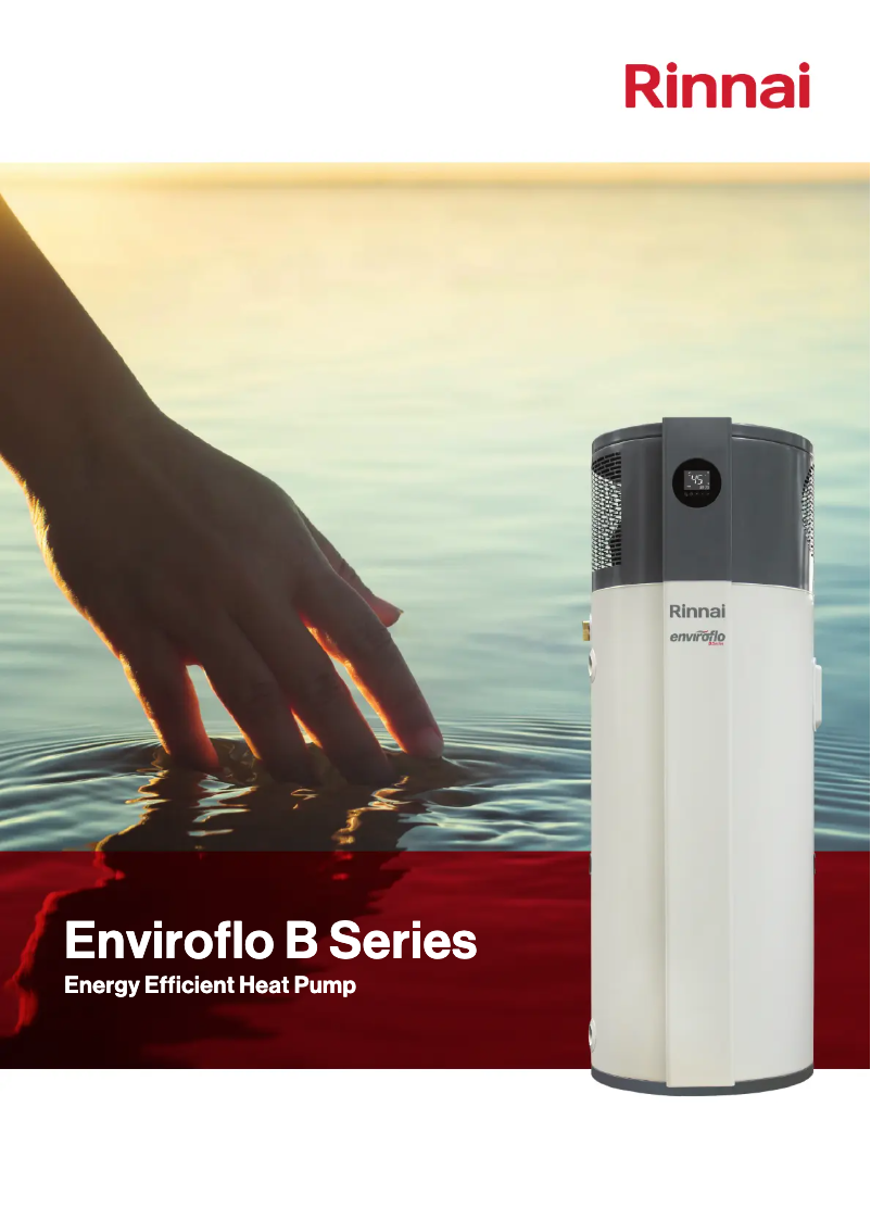 Page 1 de la notice Brochure Rinnai EHPS215VM