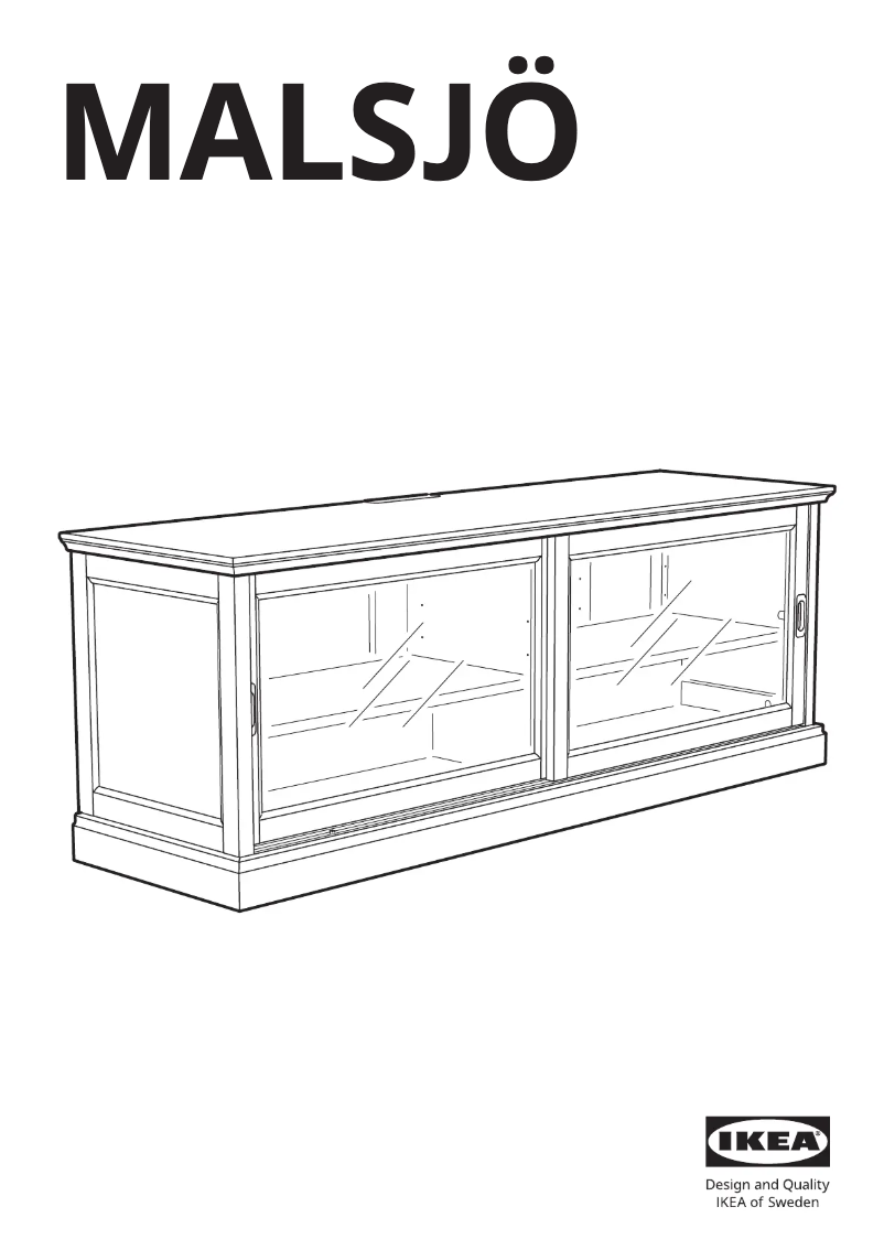 Image de la première page du manuel de l'appareil MALSJÖ 603.277.74