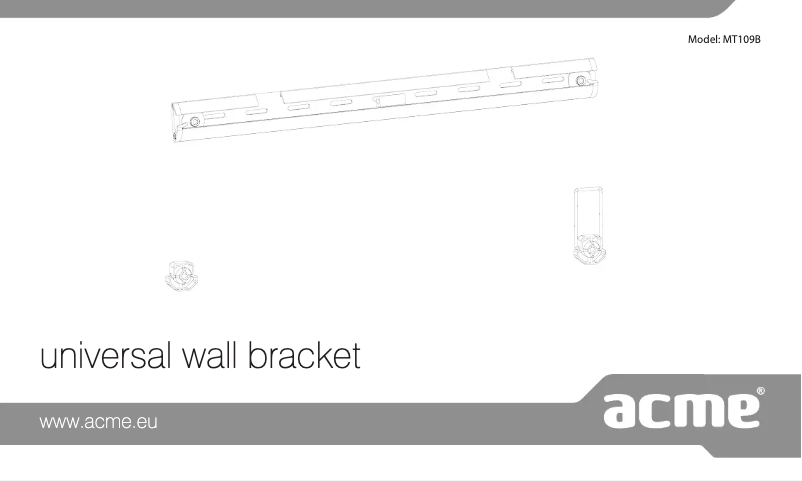 Page 1 de la notice Manuel utilisateur Acme United MT109B