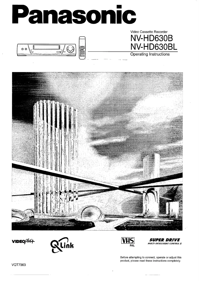 Page 1 de la notice Manuel utilisateur Panasonic NV-HD630B