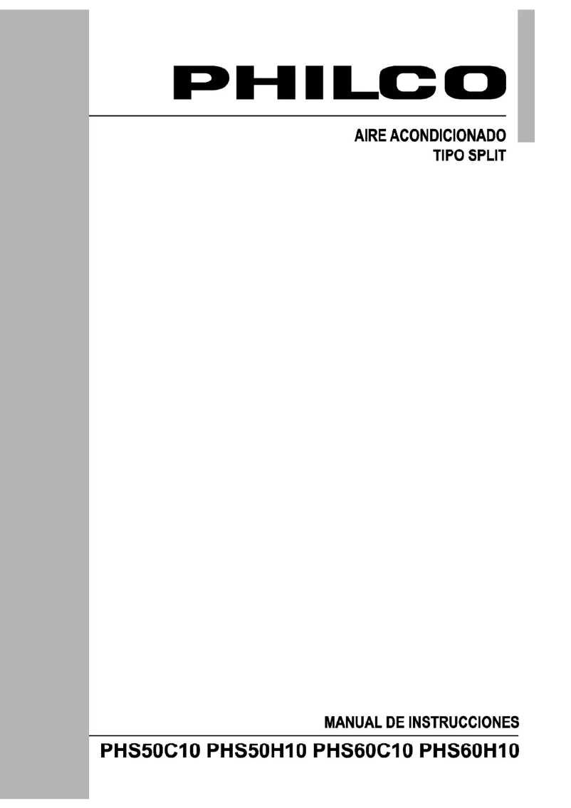Page 1 de la notice Manuel utilisateur Philco PHS50C10