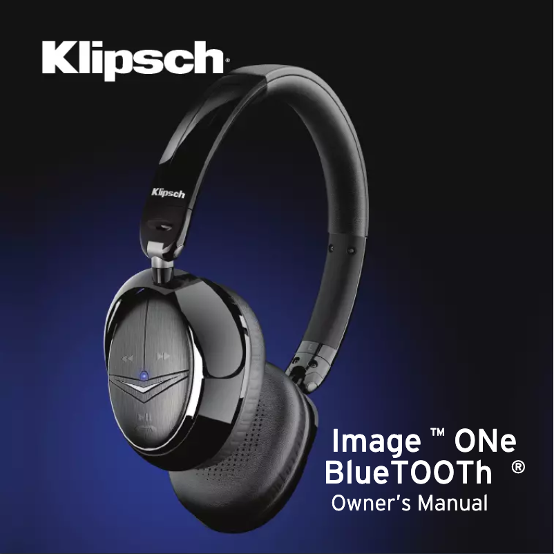 Page 1 de la notice Manuel utilisateur Klipsch Image S4i