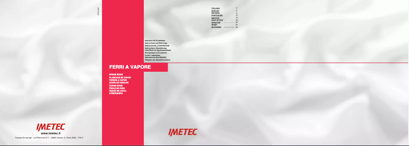 Page 1 de la notice Manuel utilisateur Imetec Titanox K106