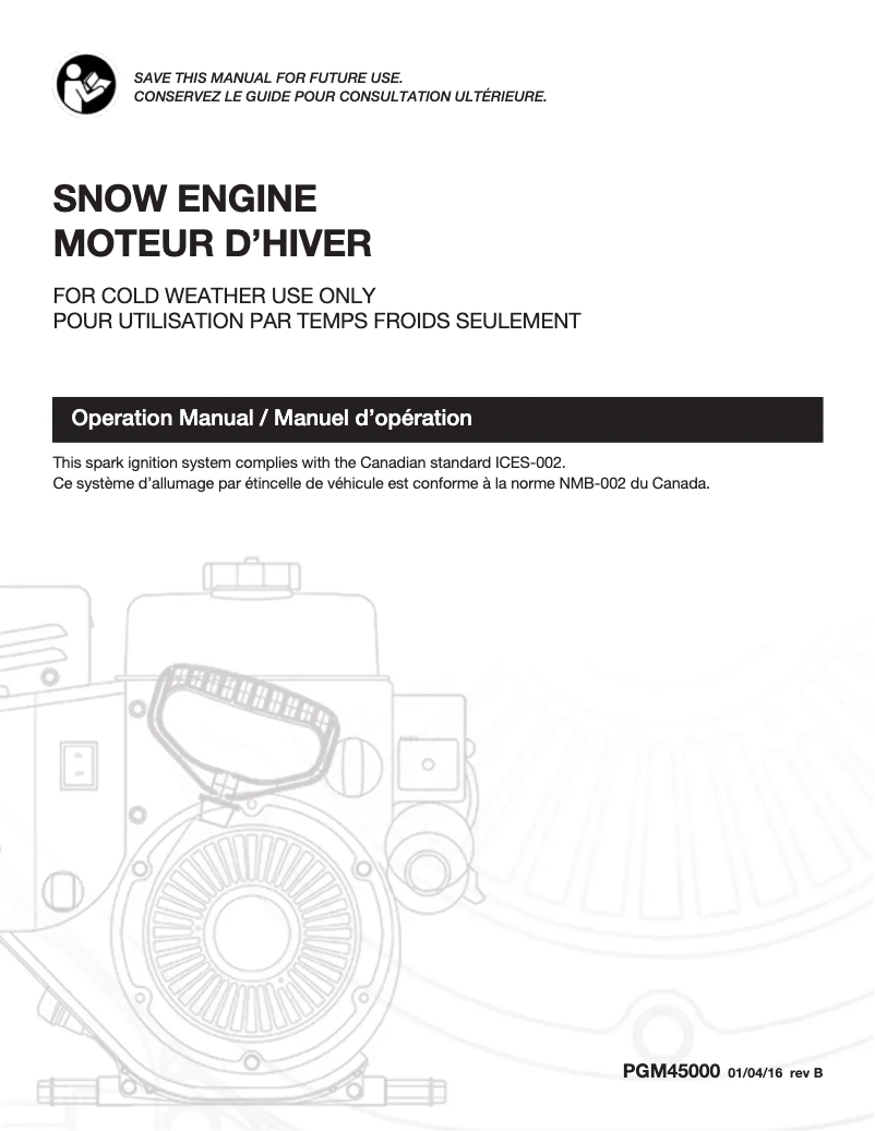 Page 1 de la notice Manuel utilisateur Jonsered ST1153EP