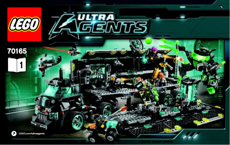 Página 1 del manual Manual de usuario Lego Ultra Agents 70165