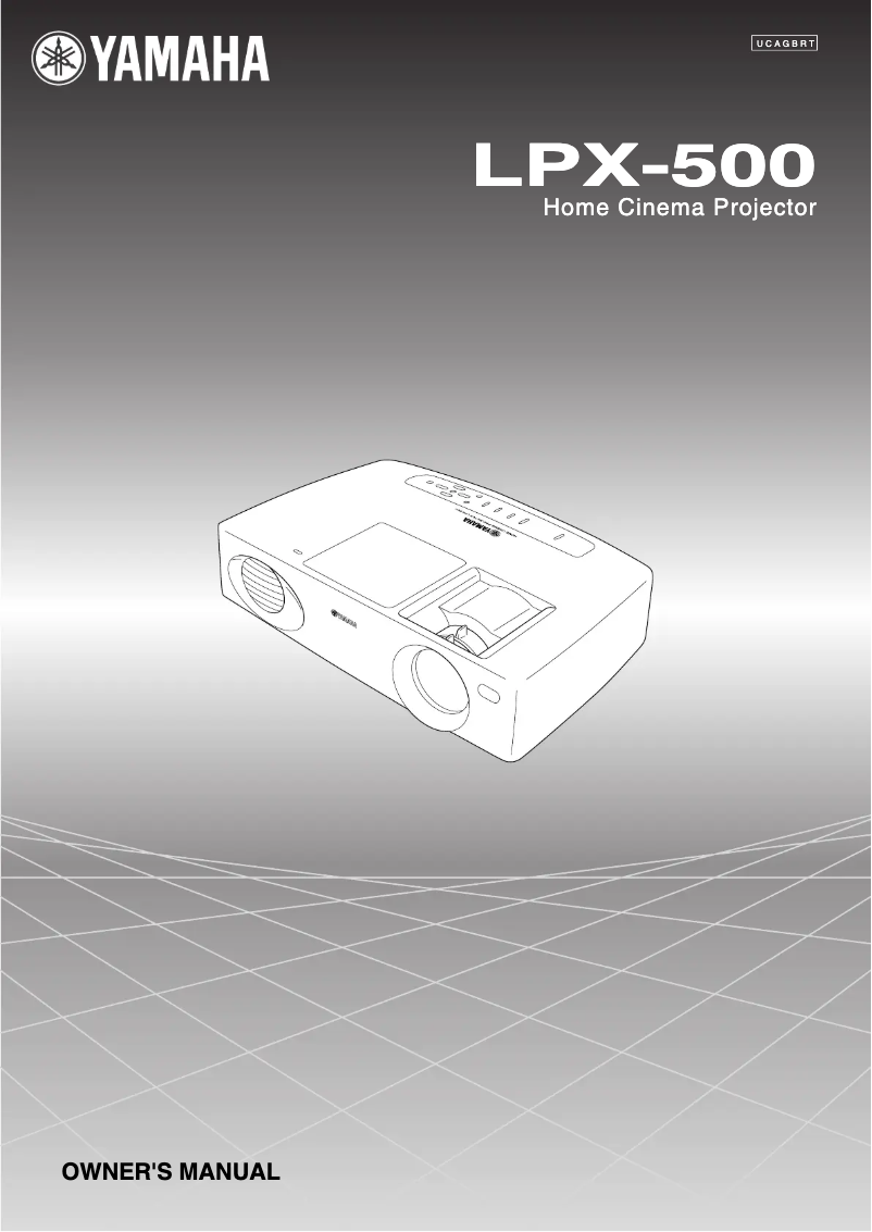 Page 1 de la notice Manuel utilisateur Yamaha LPX-500