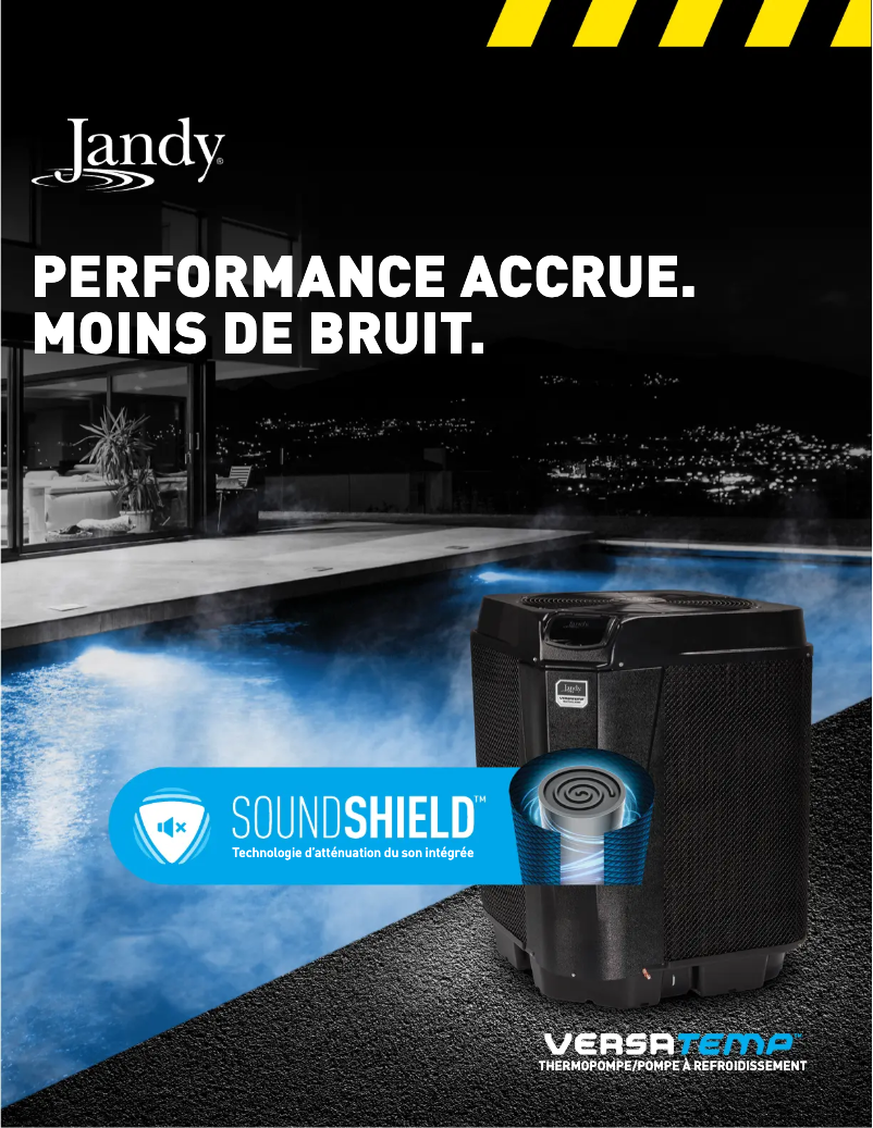 Página 1 del manual Folleto JANDY VersaTemp JRT2500R