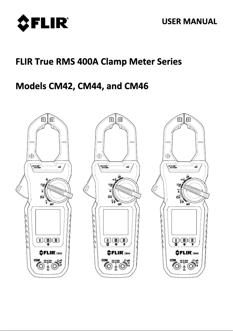 Página 1 del manual Manual de usuario FLIR CM46