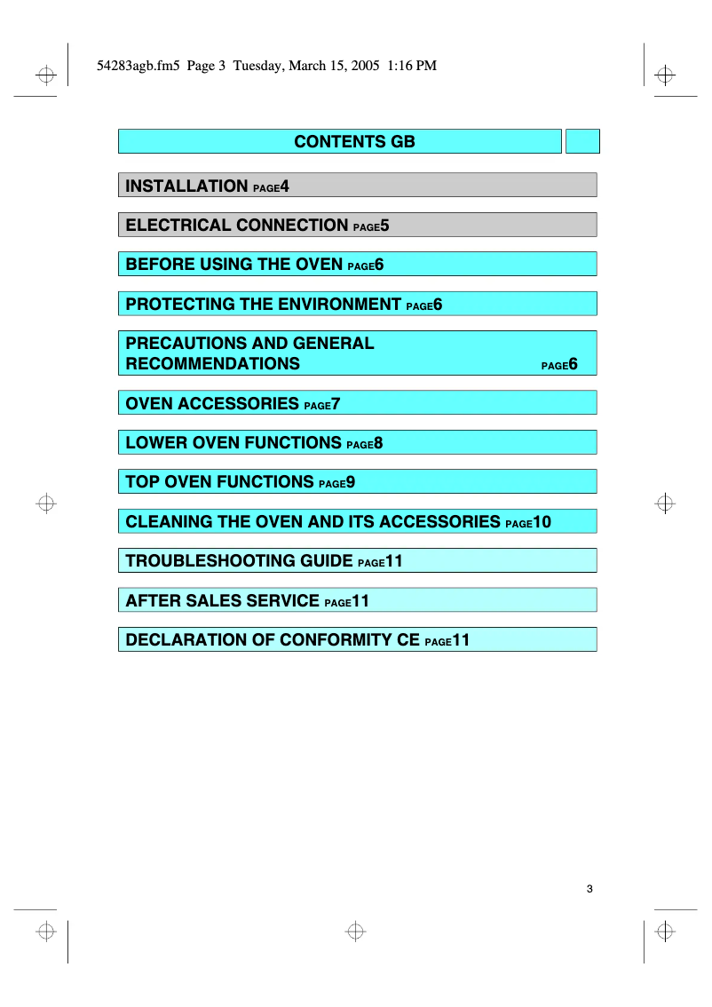 Página 1 del manual Manual de usuario Whirlpool AKZ 161/01 AV