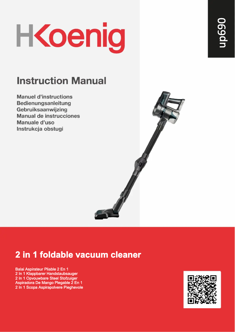 Page 1 de la notice Manuel utilisateur H.Koenig UP690