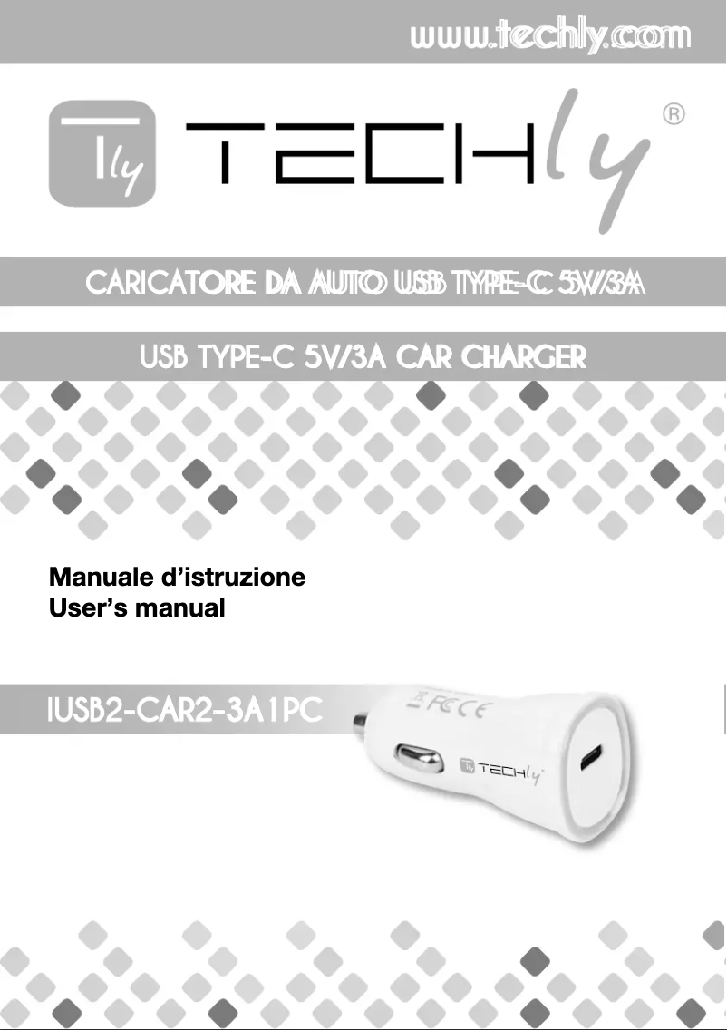 Page 1 de la notice Manuel utilisateur Techly IUSB2-CAR2-3A1PC