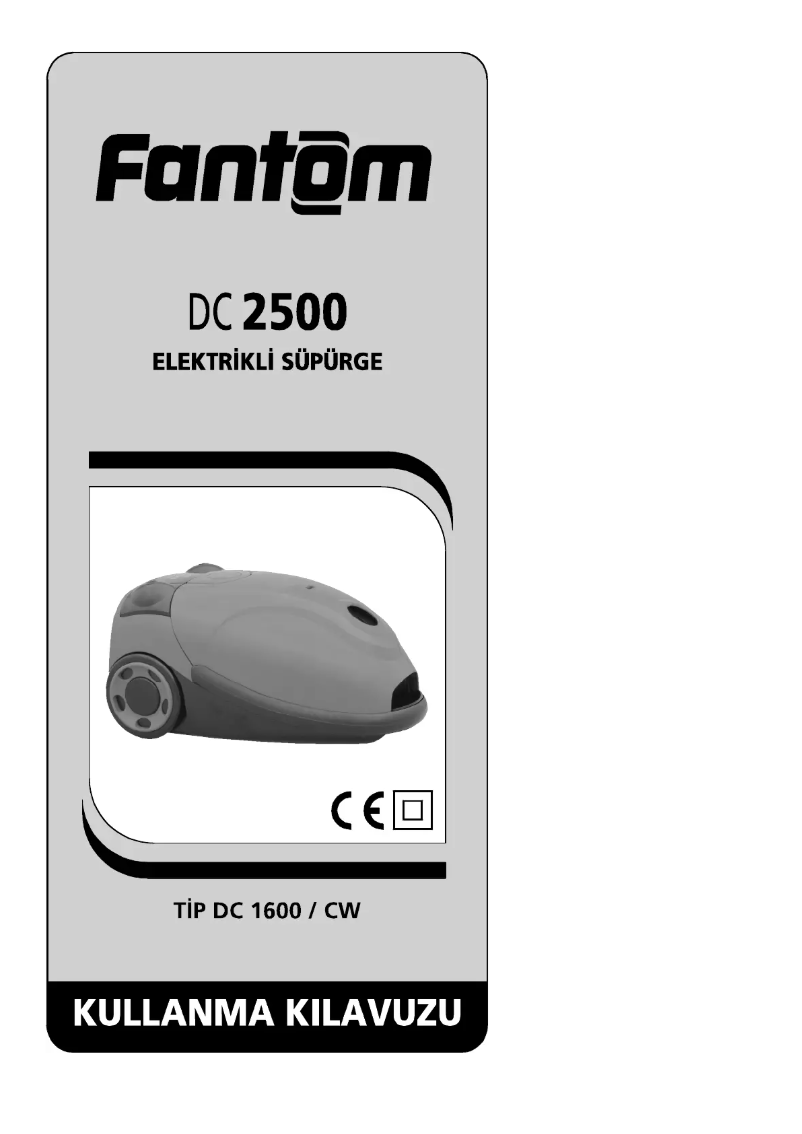 Page 1 de la notice Manuel utilisateur Fantom DC 2500