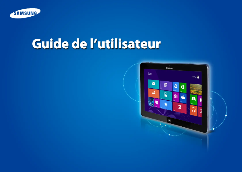 Page 1 de la notice Manuel utilisateur Samsung ATIV Tab XE5100TC