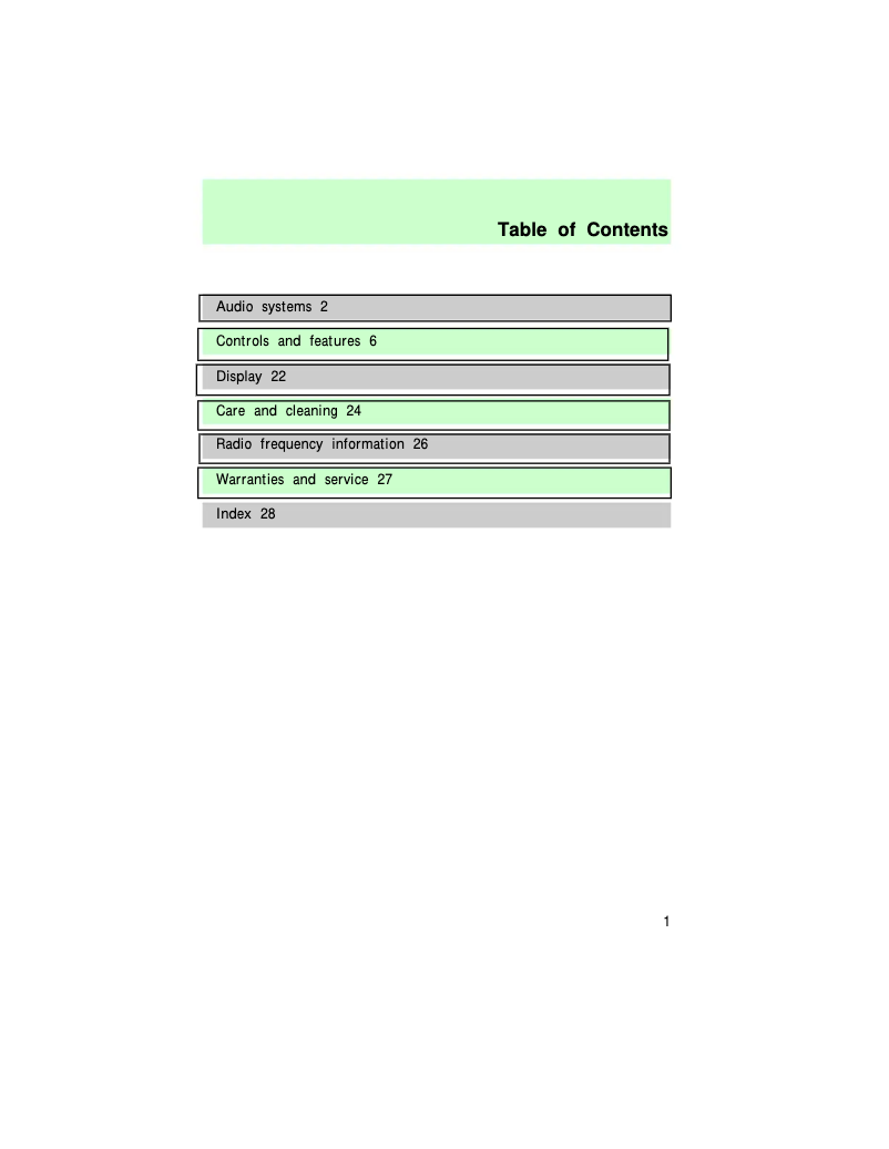 Página 1 del manual Manual de usuario Ford F-150 (1997)