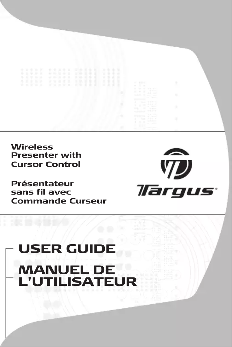 Page 1 of the manual User Manual Targus AMP17CA