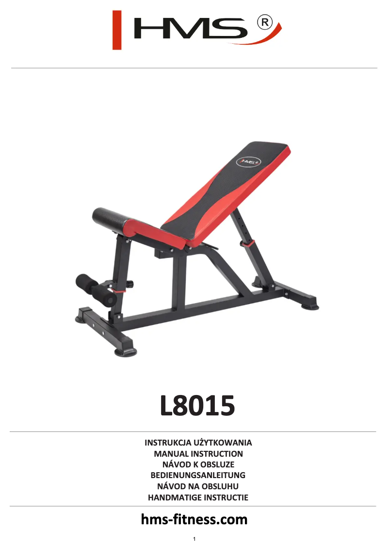 Page 1 de la notice Manuel utilisateur HMS Premium L8015
