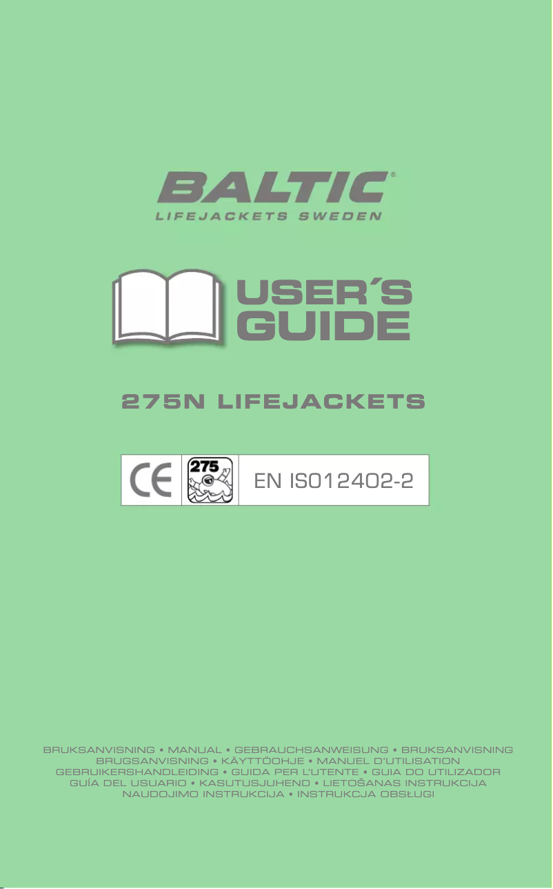 Page 1 of the manual User Manual Baltic Legend 275
