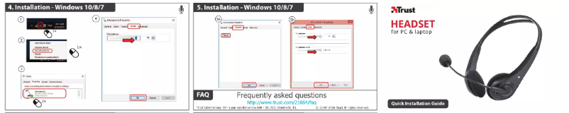 Page 1 de la notice Manuel utilisateur Trust InSonic Chat Headset
