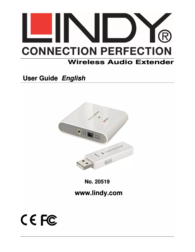 Page 1 de la notice Manuel utilisateur Lindy 20519
