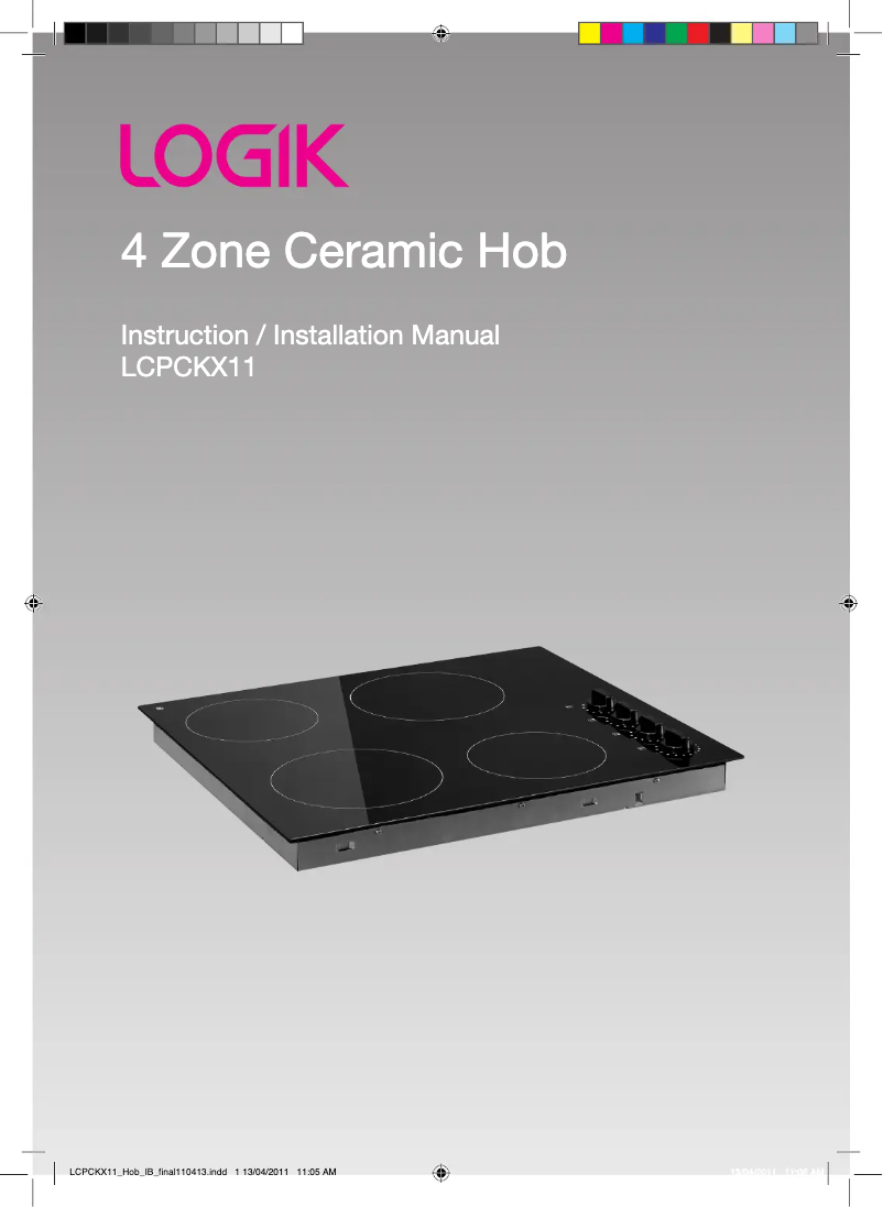 Page 1 de la notice Manuel utilisateur Logik LCPCKX11