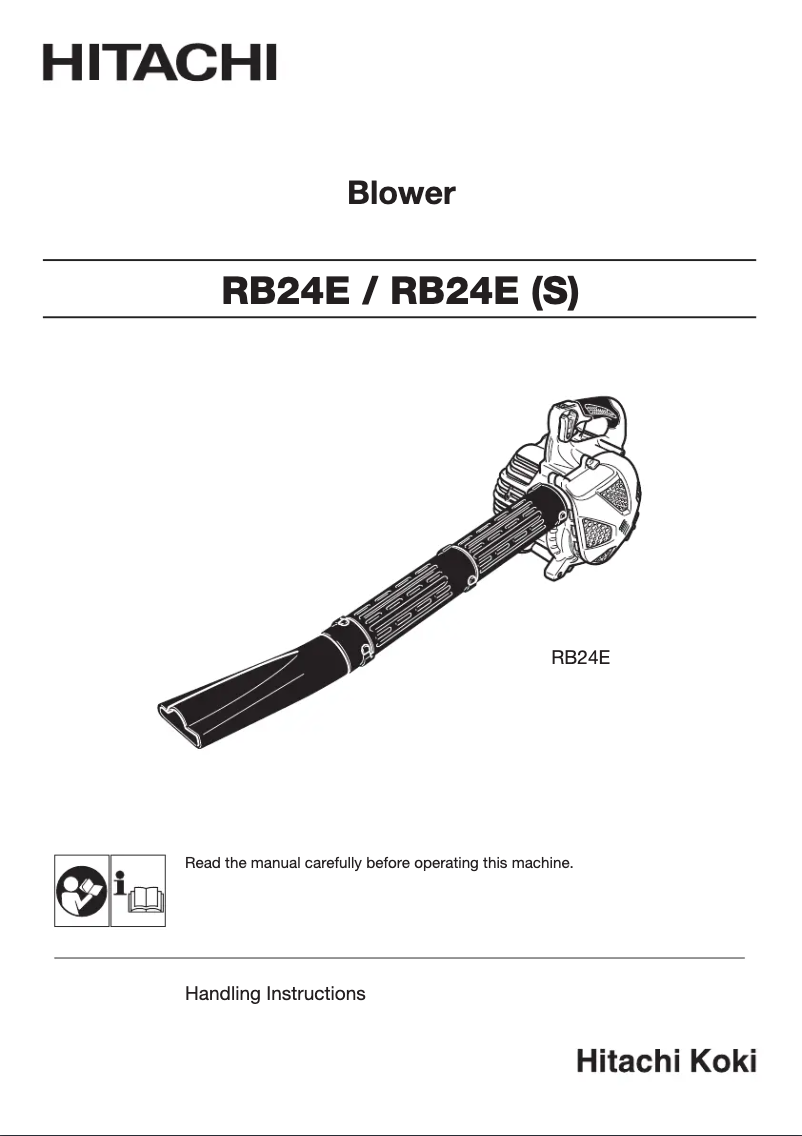 Page 1 de la notice Manuel utilisateur HiKOKI RB24E
