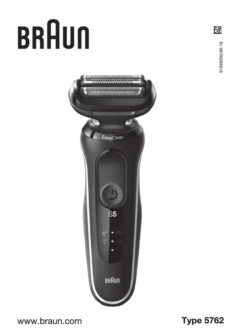 Página 1 del manual Manual de usuario Braun Series 5 50-B4650cs