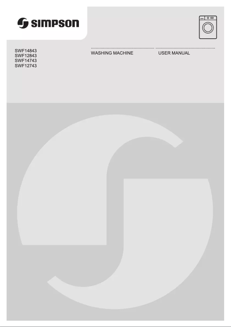 Page 1 de la notice Mode d'emploi Simpson SWF12743