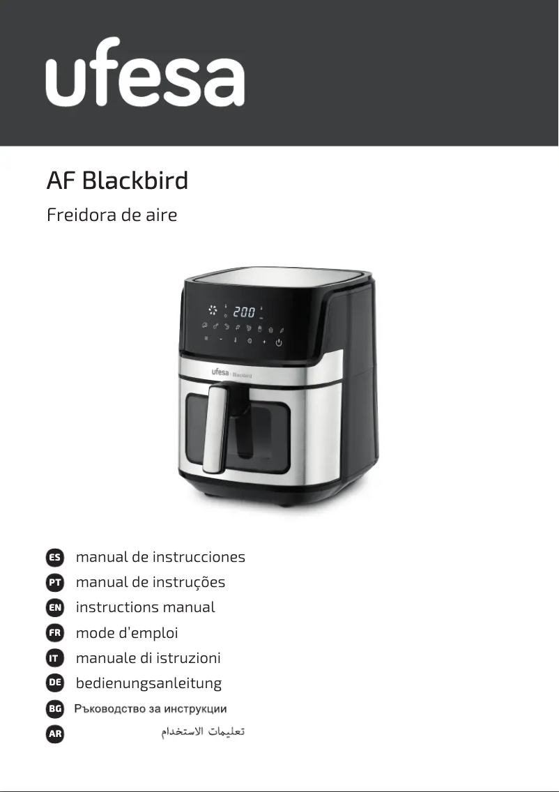 Page 1 de la notice Manuel utilisateur Ufesa Blackbird