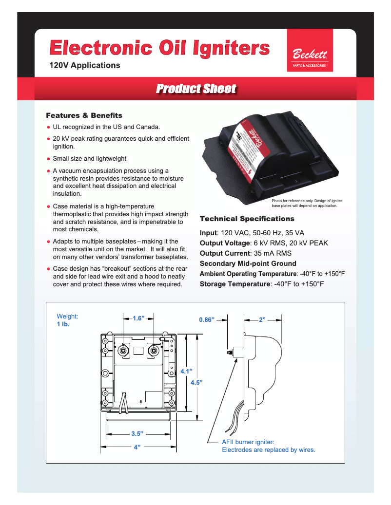 Page 1 de la notice Manuel utilisateur Beckett 51838U