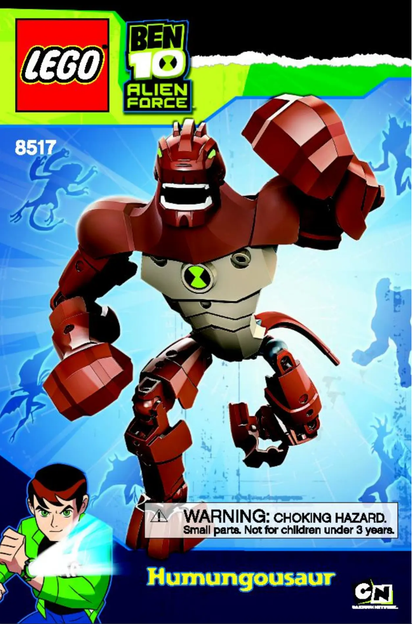 Page 1 de la notice Manuel utilisateur Lego Ben 10 8517