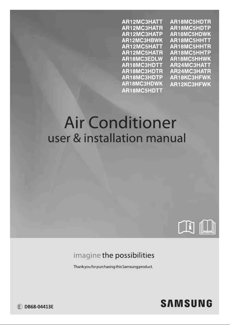 Página 1 del manual Manual de usuario Samsung AR12MC5HATTXNA