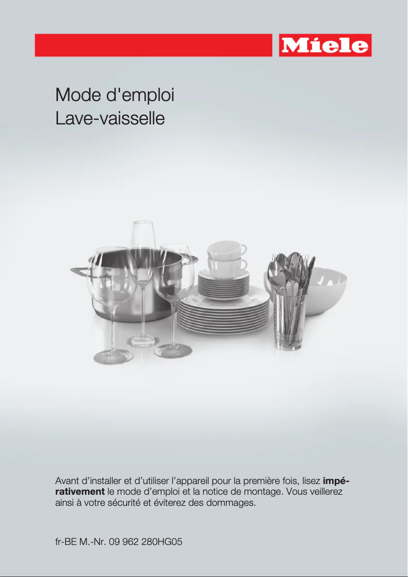 Página 1 del manual Manual de usuario Miele G 6200 SCi