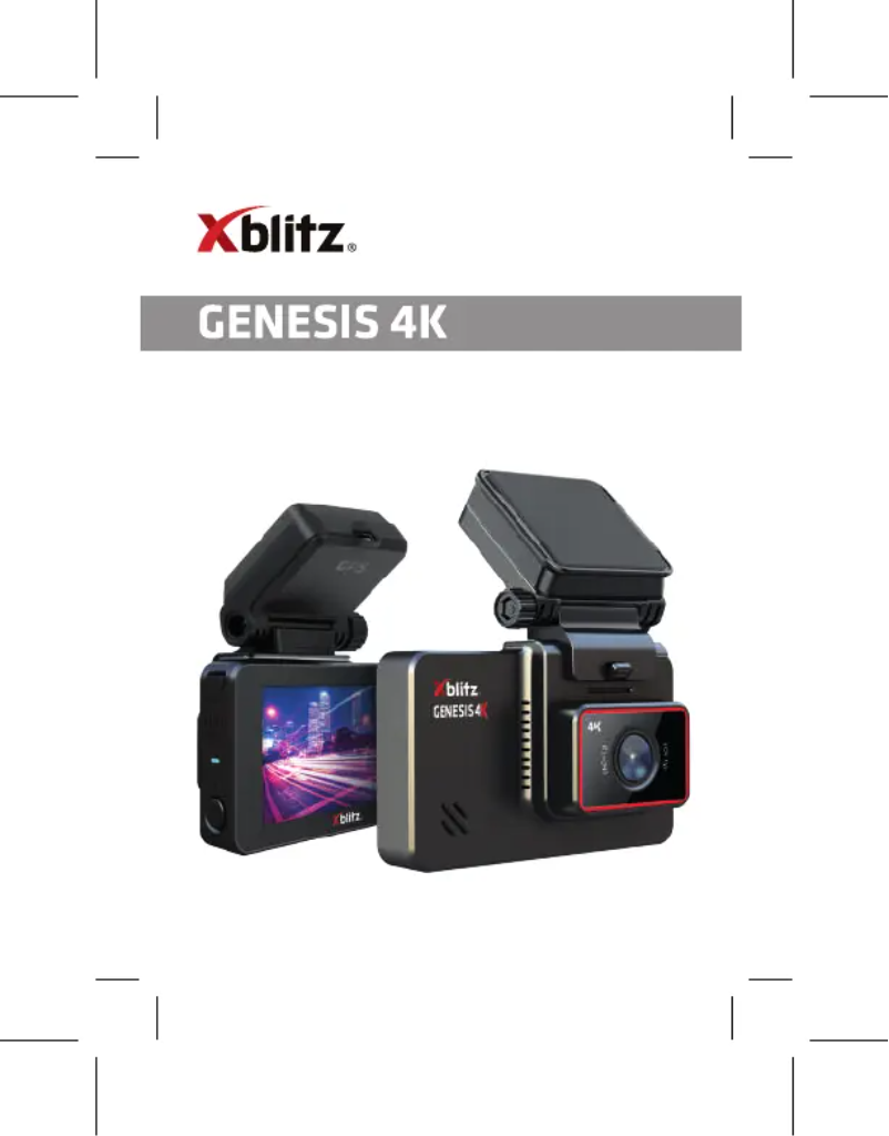 Page 1 de la notice Manuel utilisateur Xblitz Genesis 4k