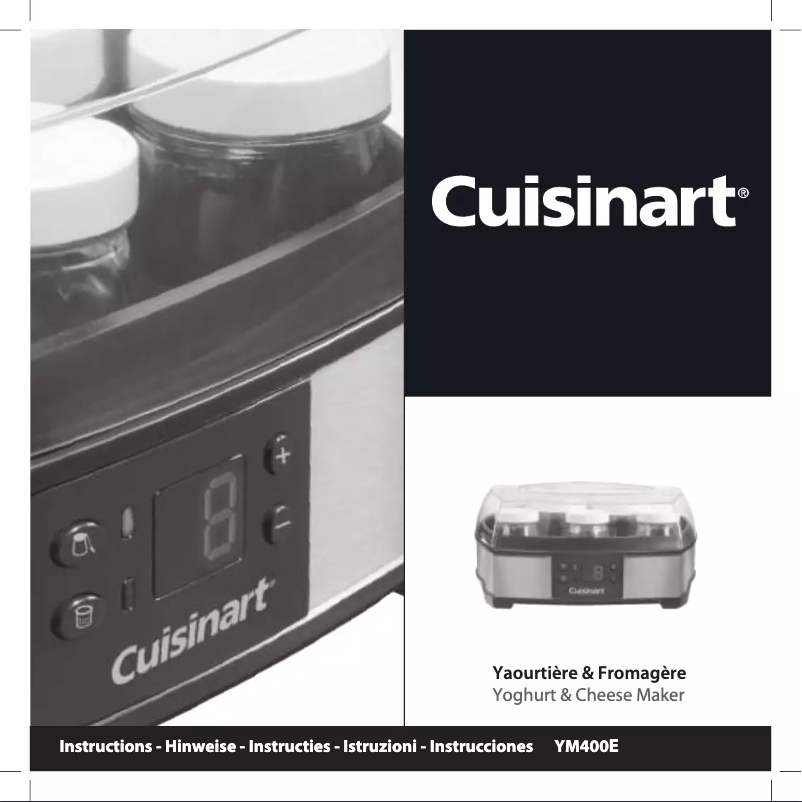 Página 1 del manual Manual de usuario Cuisinart YM400E