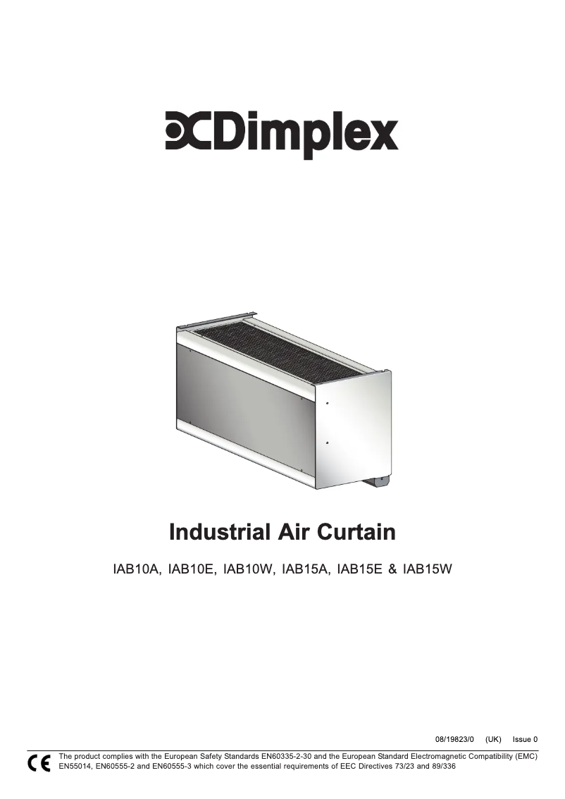 Page 1 de la notice Manuel utilisateur Dimplex IAB15A