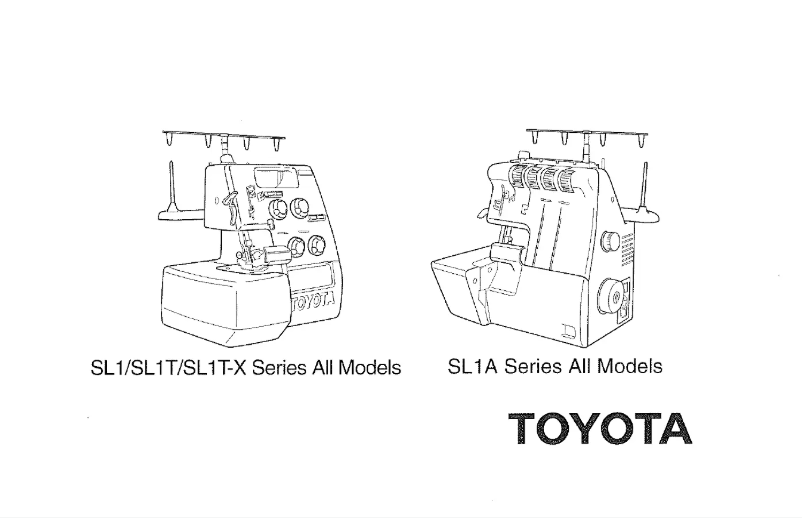 Page 1 de la notice Manuel utilisateur Toyota SL1T-X