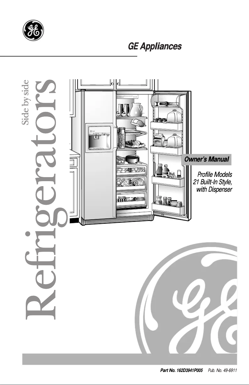 Page n°1 - Mode d'emploi GE TPX21BRDWW