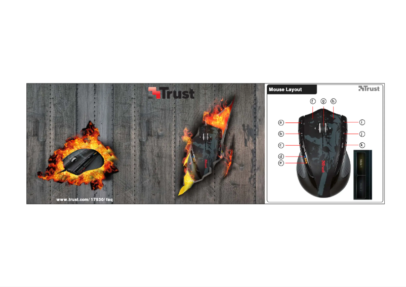 Page 1 de la notice Manuel utilisateur Trust GXT 32