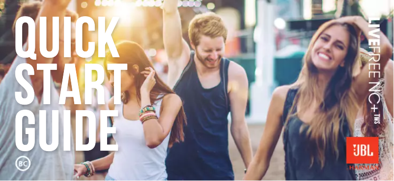 Page 1 de la notice Manuel utilisateur JBL Live Free NC+ TWS